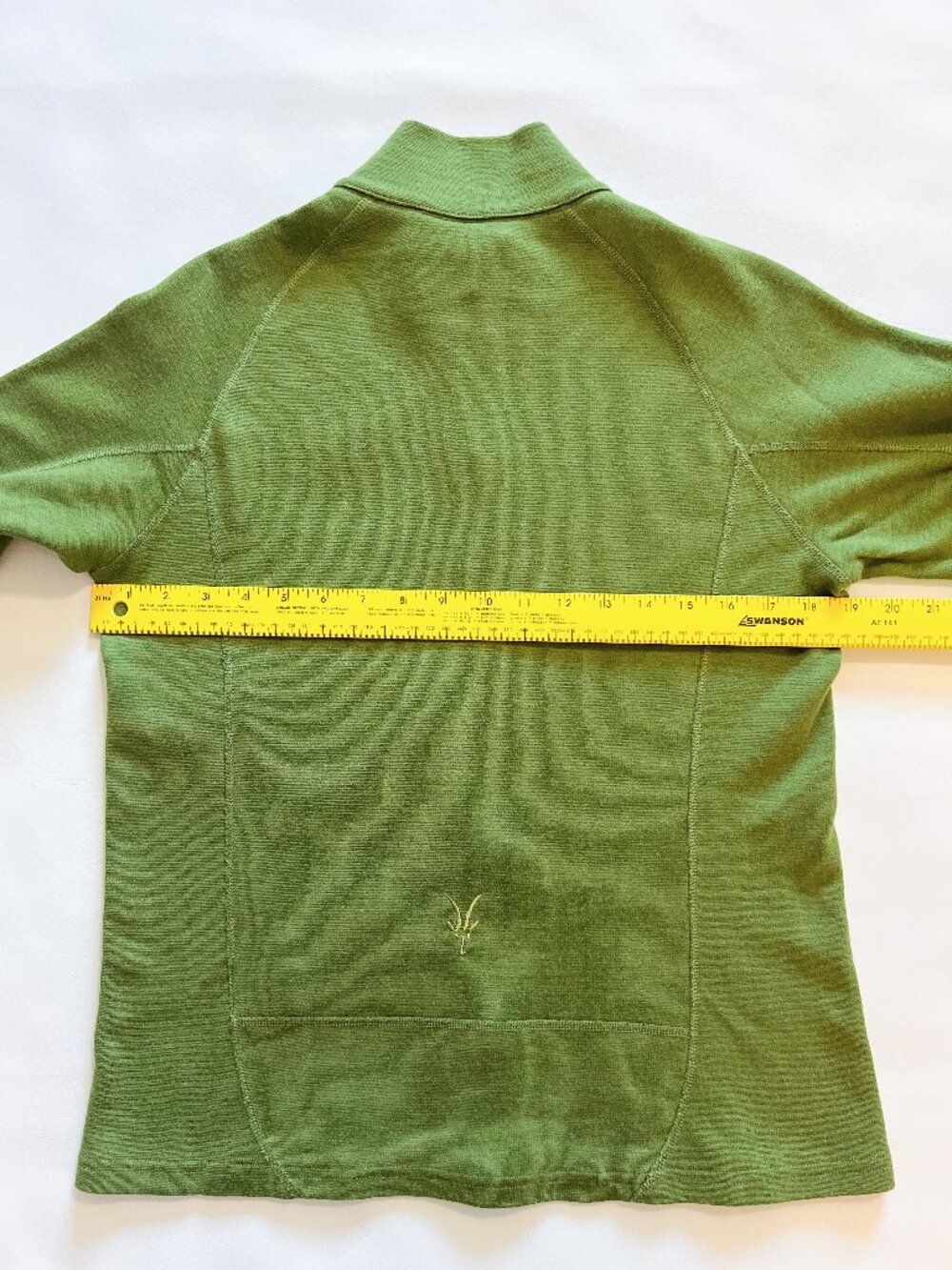 Ibex Women’s Large Green 100% Merino Wool Full Zip Jacket Made USA - Picture 11 of 14
